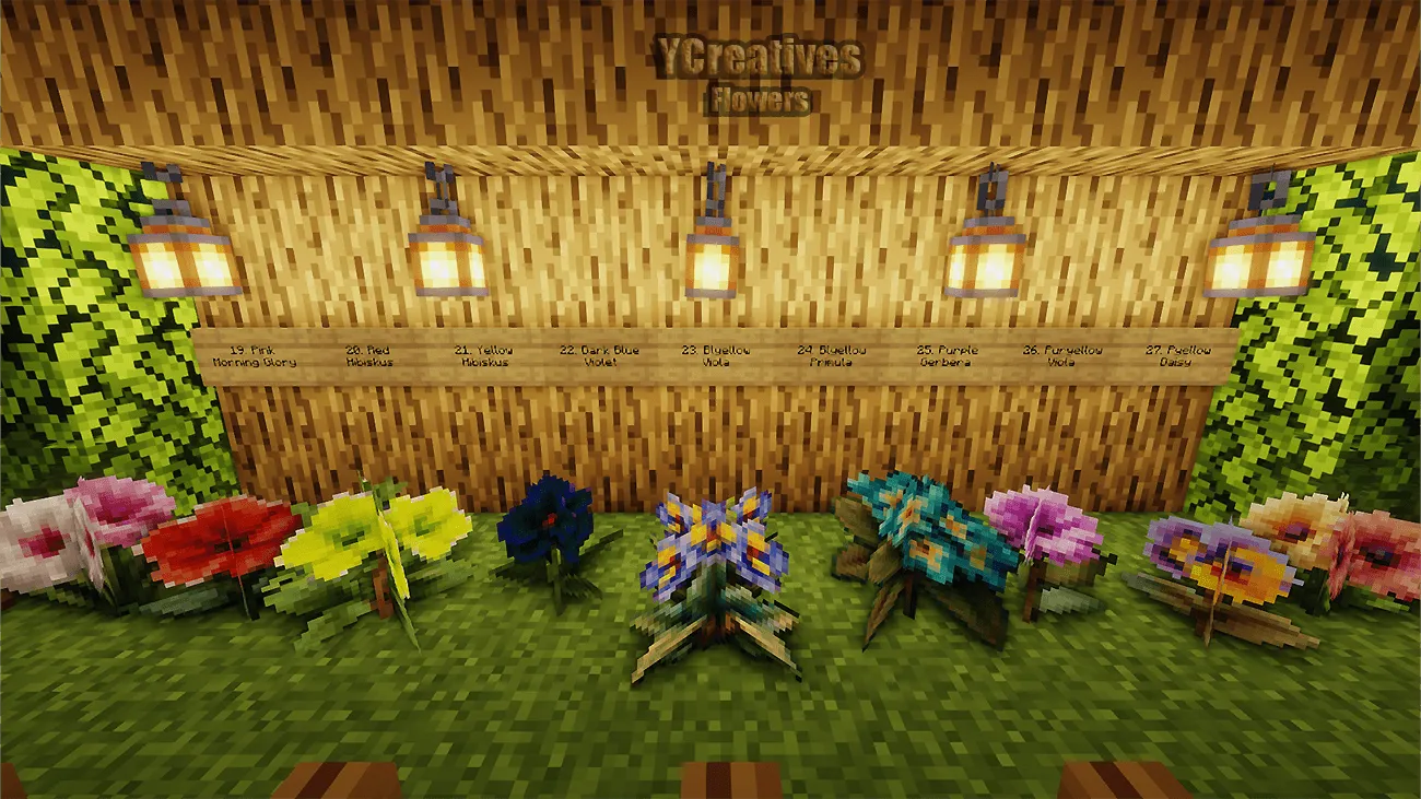 YCreativesFlowers, Моды, Minecraft