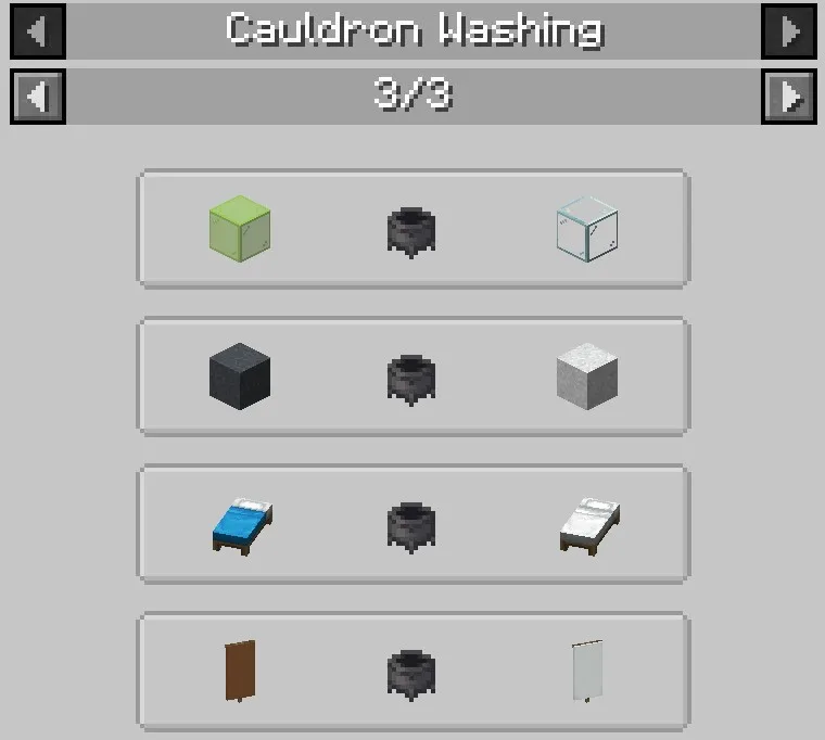 Washing Cauldron — скриншот 2 (Моды, Minecraft)