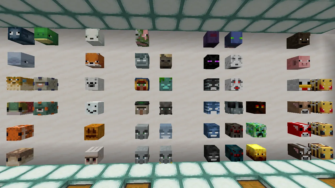 All Mob Heads, Кастомизации, Minecraft