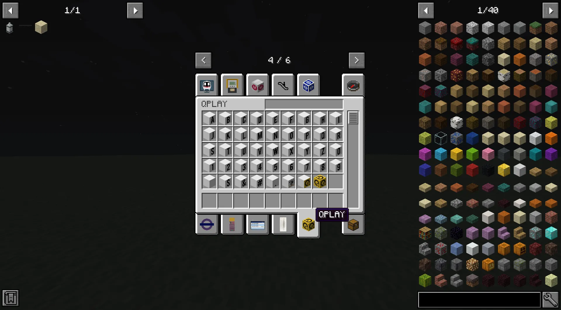 QPLAY Letters, Моды, Minecraft