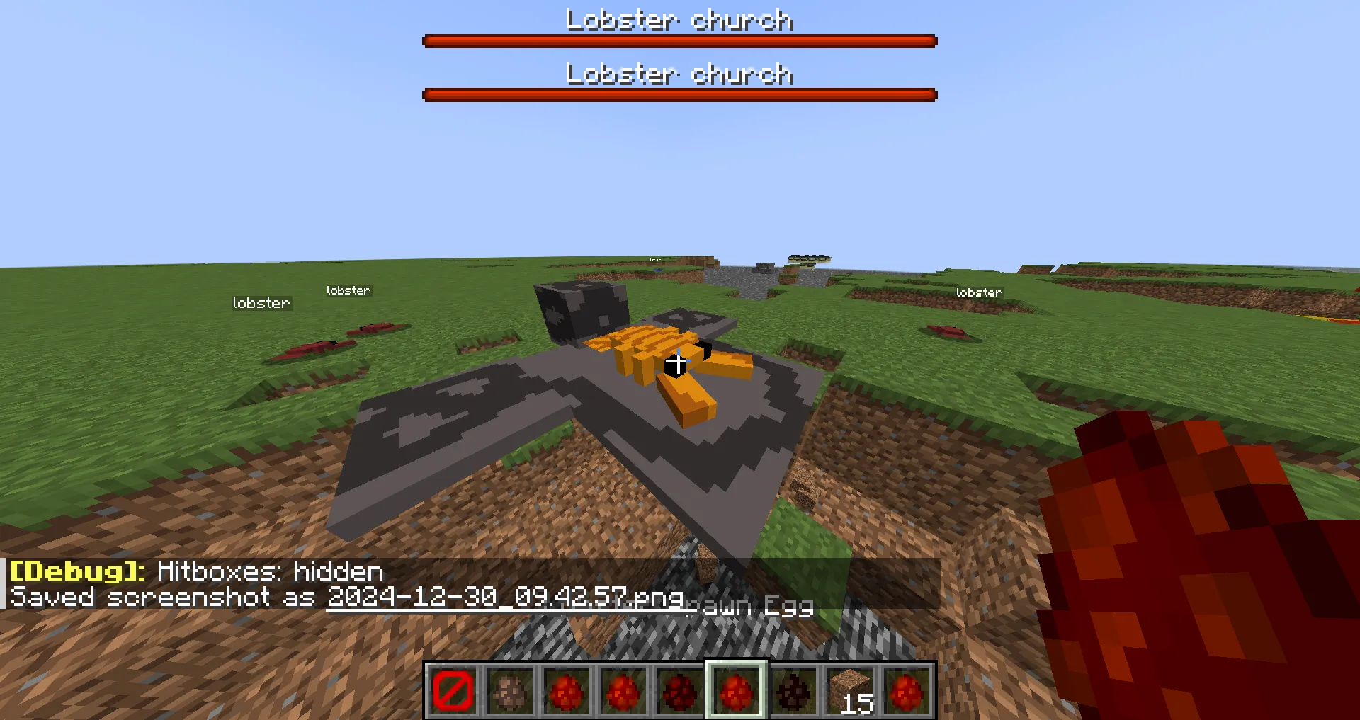 lobster infestation — скриншот 3 (Моды, Minecraft)