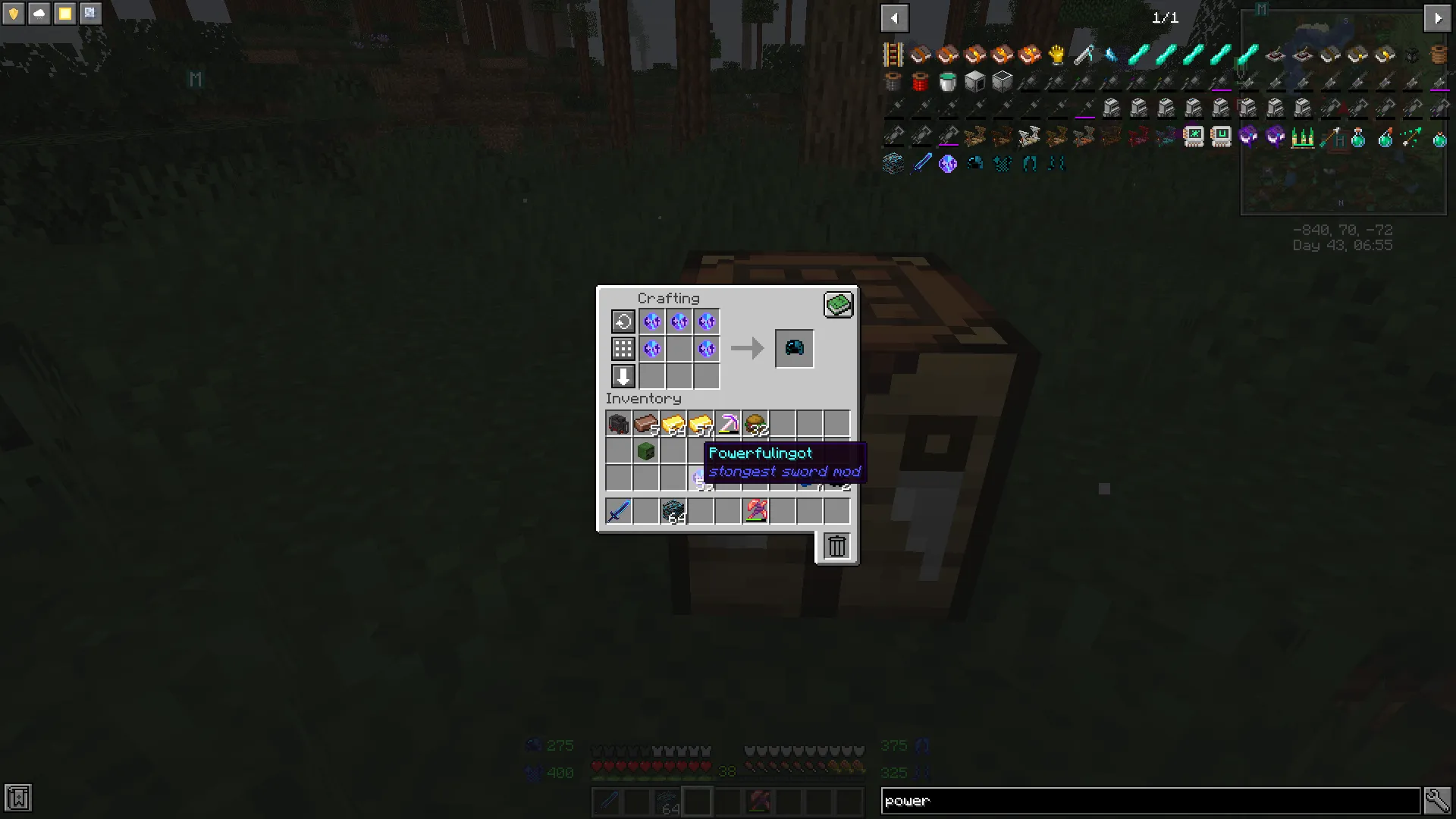 The Powerful Mod, Моды, Minecraft