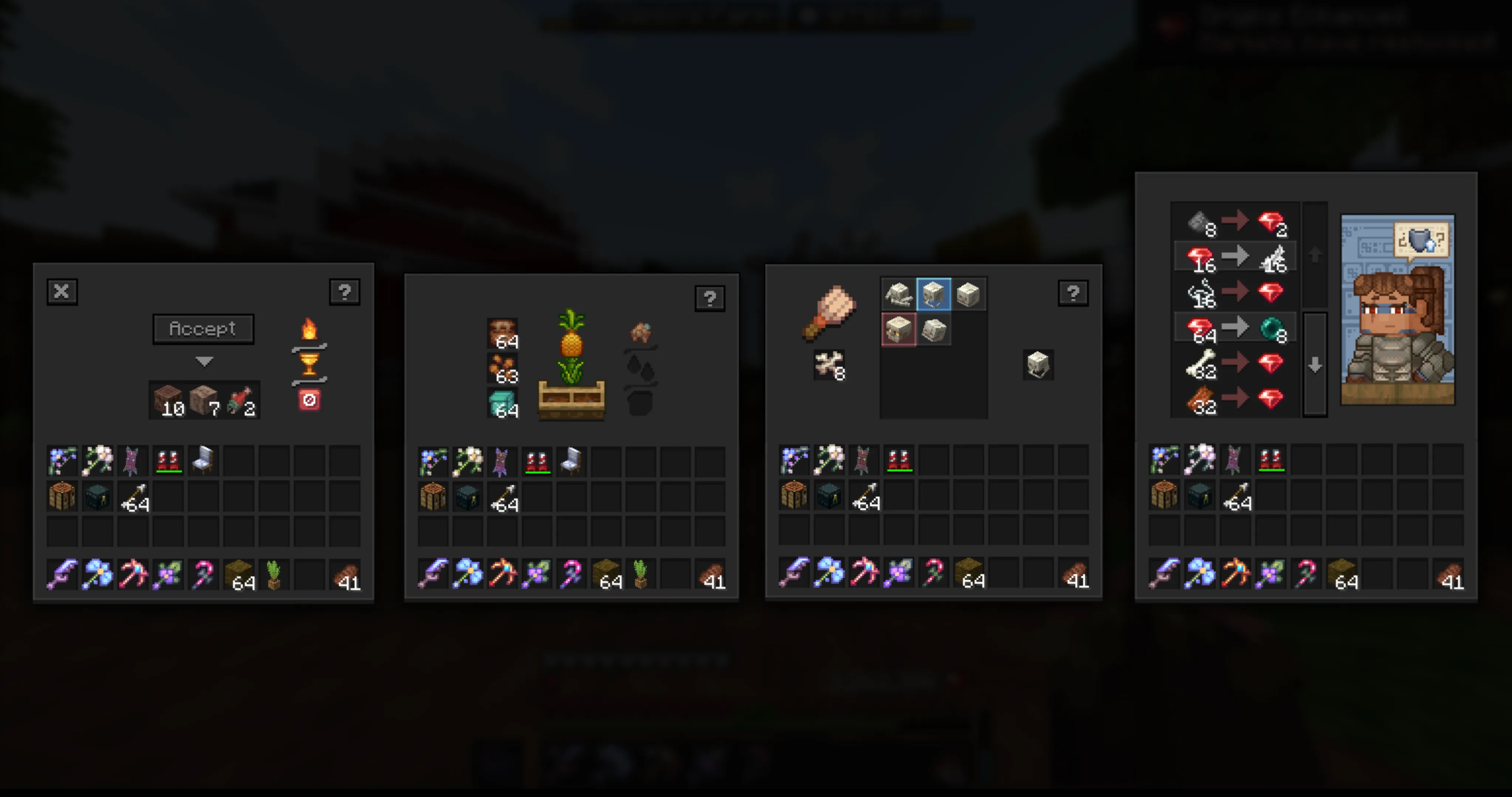 Origin Realms x Unique Dark, Текстуры, Minecraft