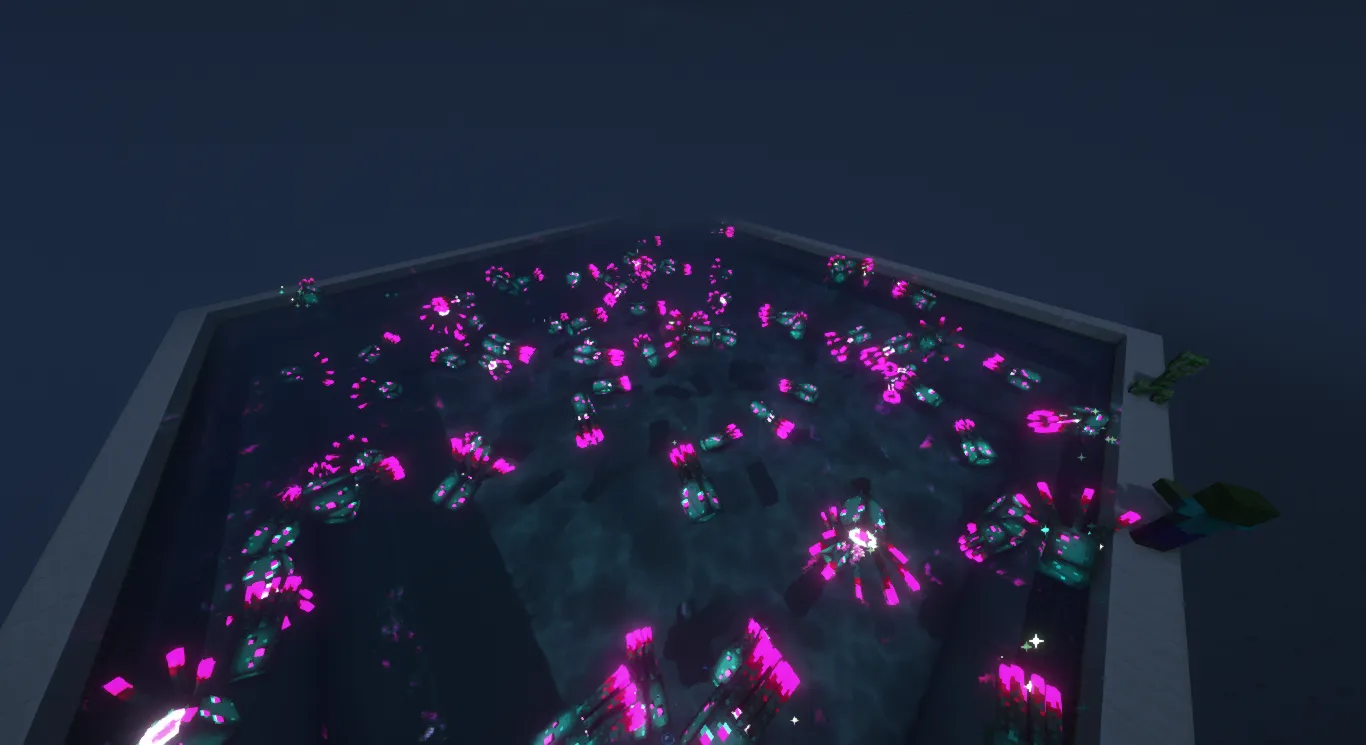 Spryzeen's Party glow squid — скриншот 5 (Текстуры, Minecraft)