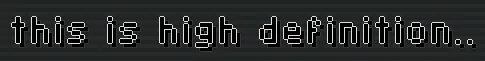 HD B&W Font — скриншот 1 (Текстуры, Minecraft)