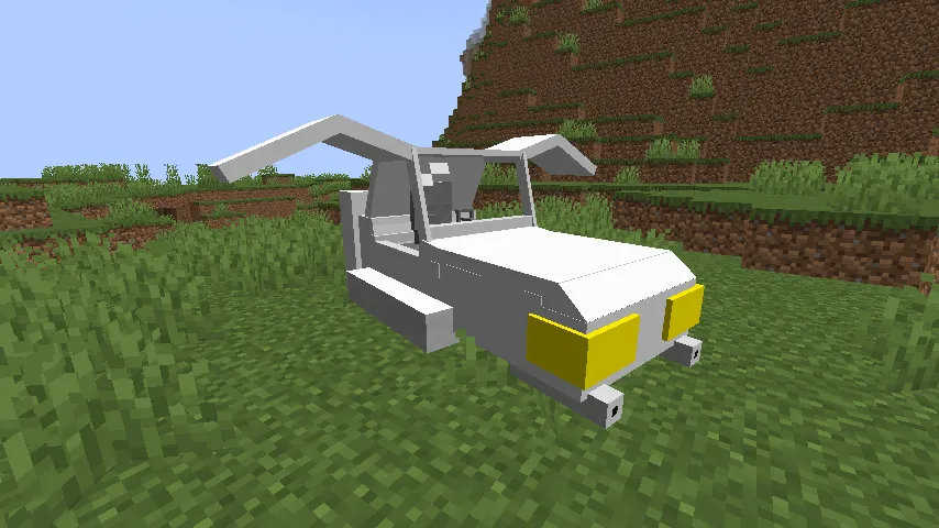 Vehicles - Futuristic Flying Cars — скриншот 15 (Моды, Minecraft)
