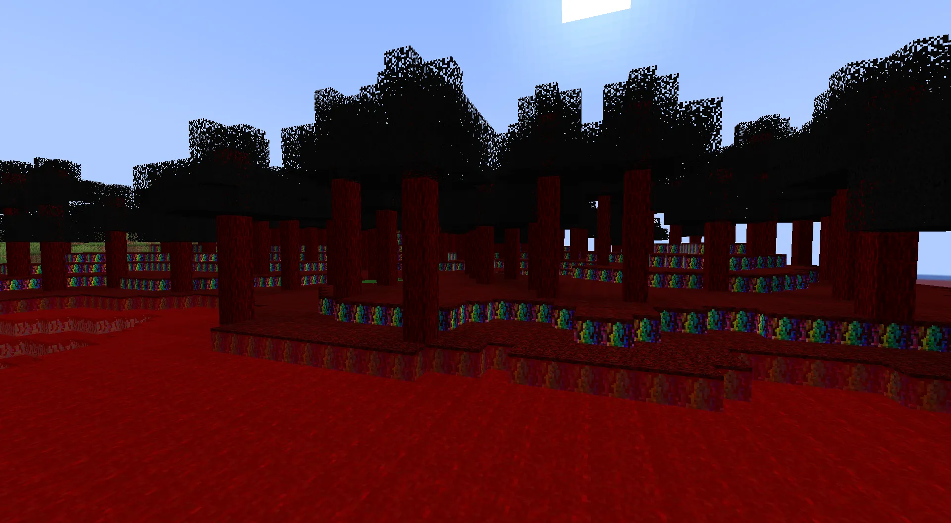 Rainbow Forest and Bleeding Forest Biomes, Моды, Minecraft