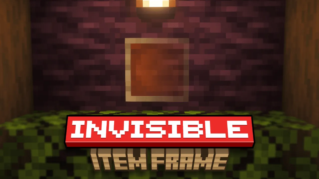 Invisible Item Frame 👁️‍🗨️ - Heycronus — скриншот 2 (Текстуры, Minecraft)