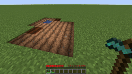 Restore Hoe (Un Till Farmland) — скриншот 1 (Моды, Minecraft)