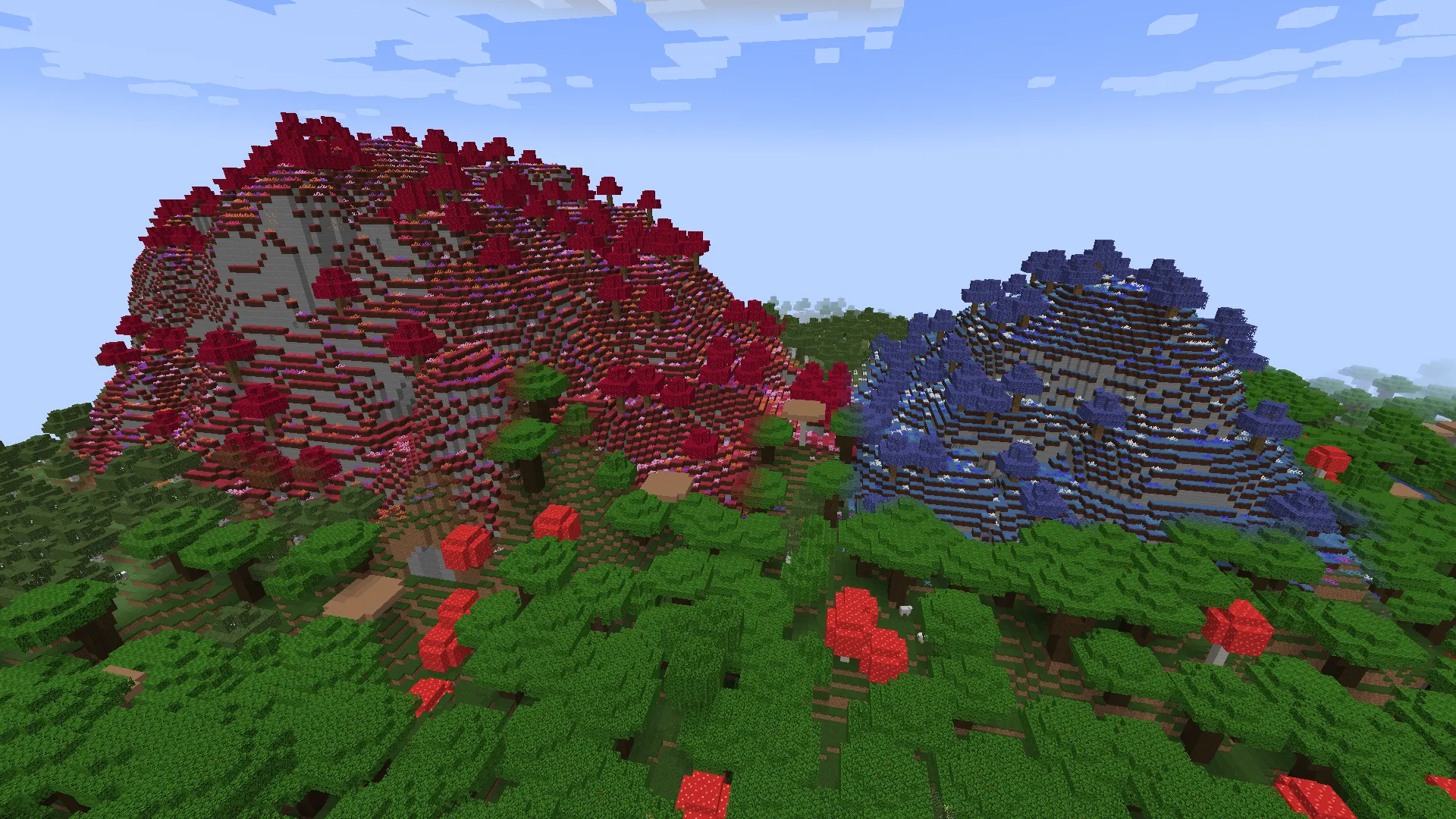 More Grass Colors — скриншот 1 (Моды, Minecraft)