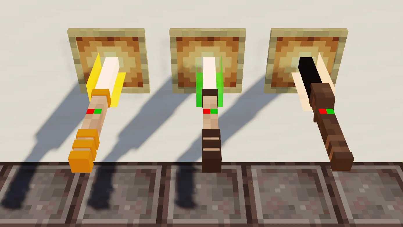 Custom 3D Lightsabers — скриншот 1 (Текстуры, Minecraft)