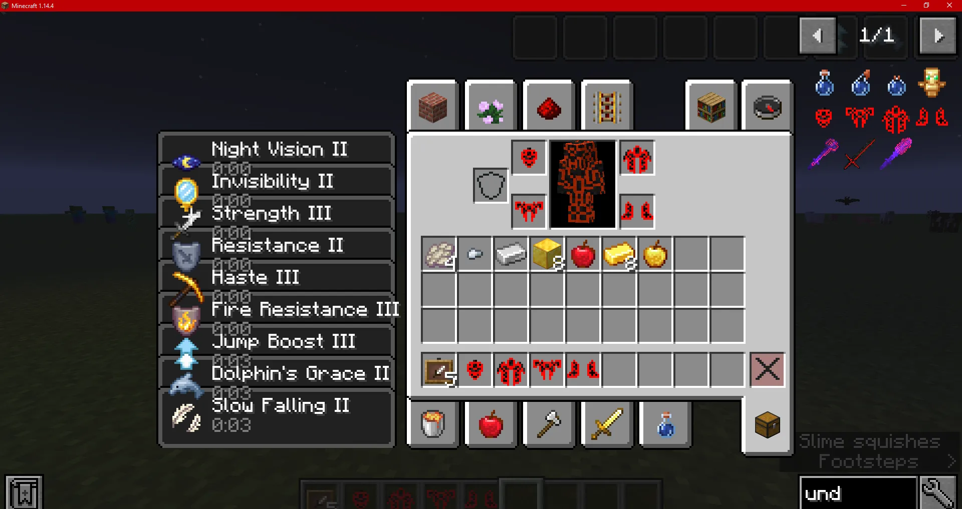 Kabuto's armor series 2; netherrealm tools, Моды, Minecraft