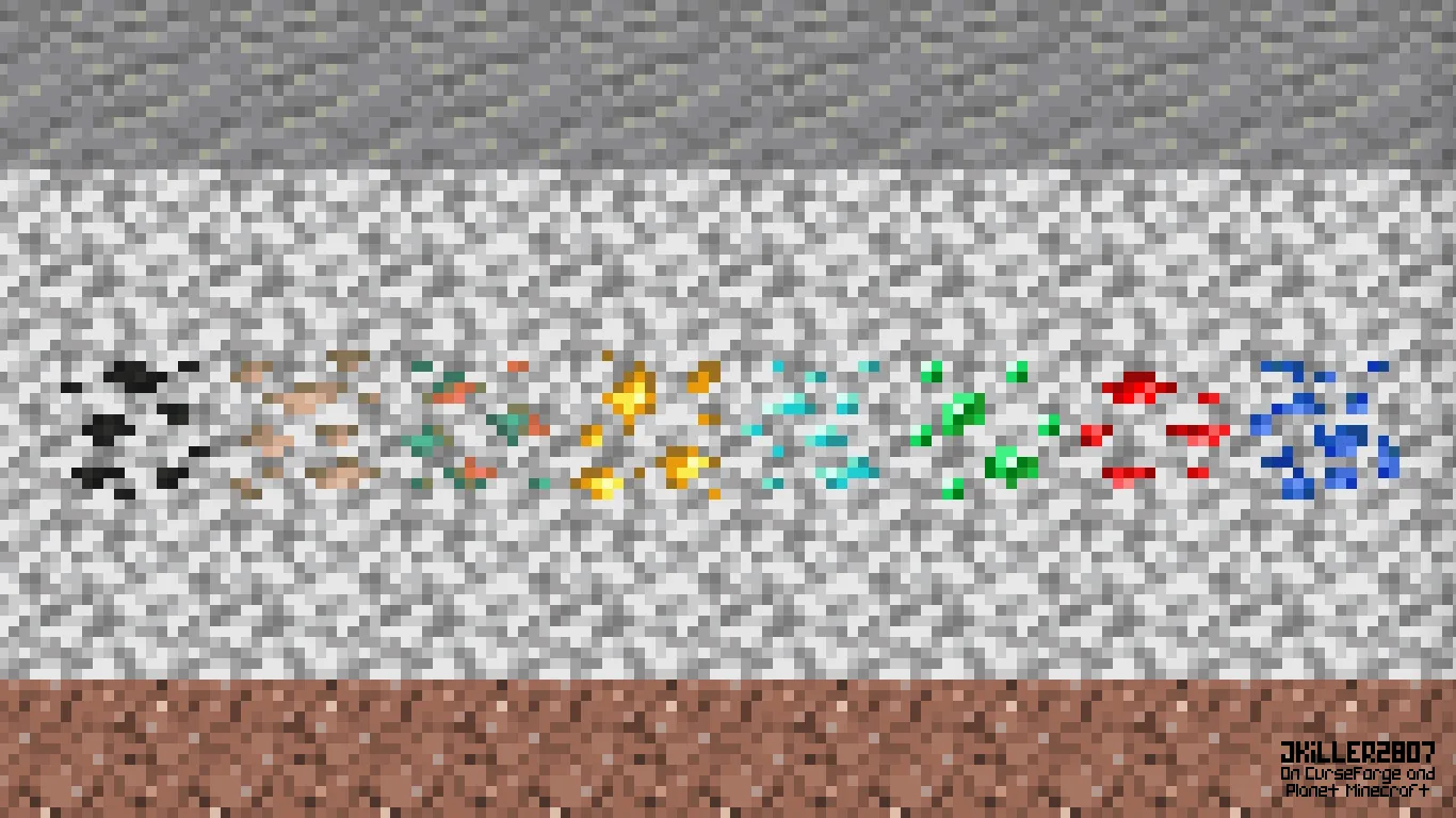 Visible M-Ore Variants, Текстуры, Minecraft