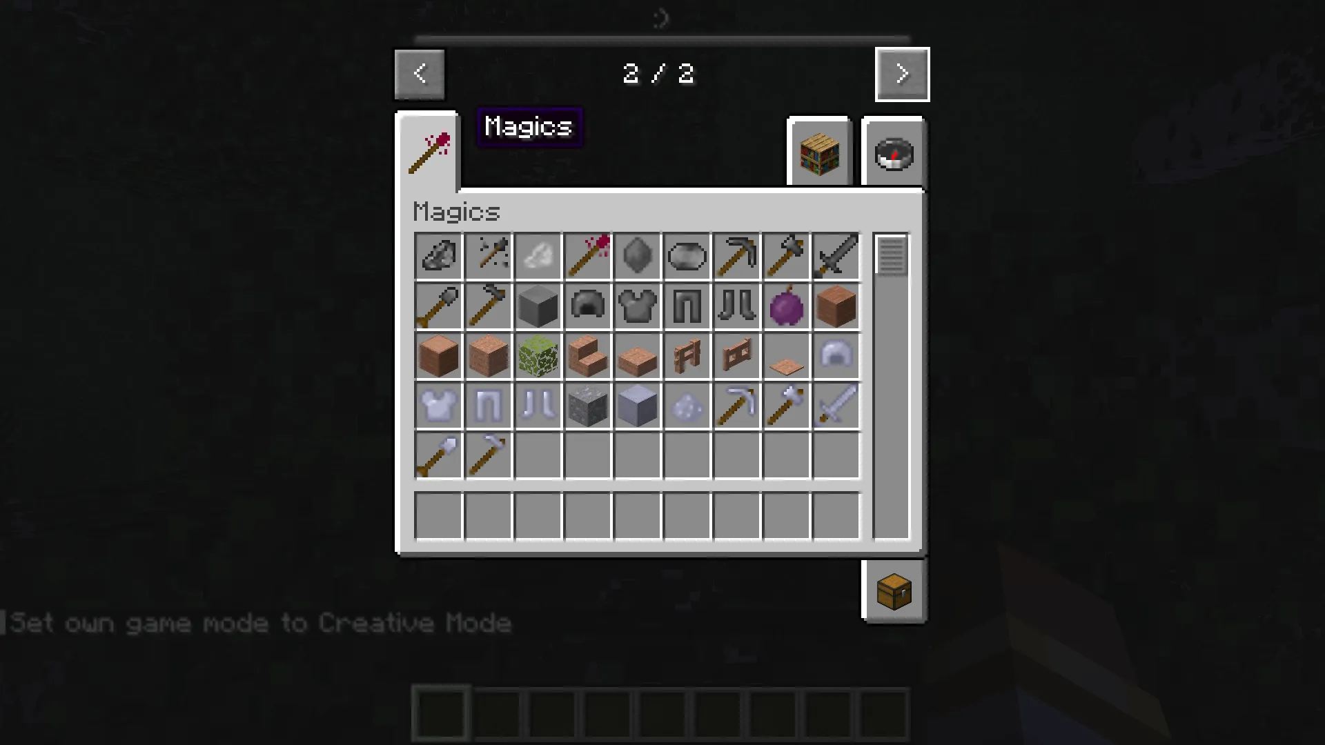 FightMagic, Моды, Minecraft