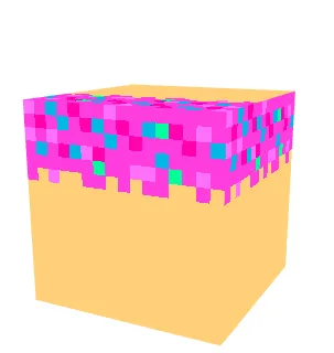 Kawaii World food Blocks — скриншот 1 (Текстуры, Minecraft)