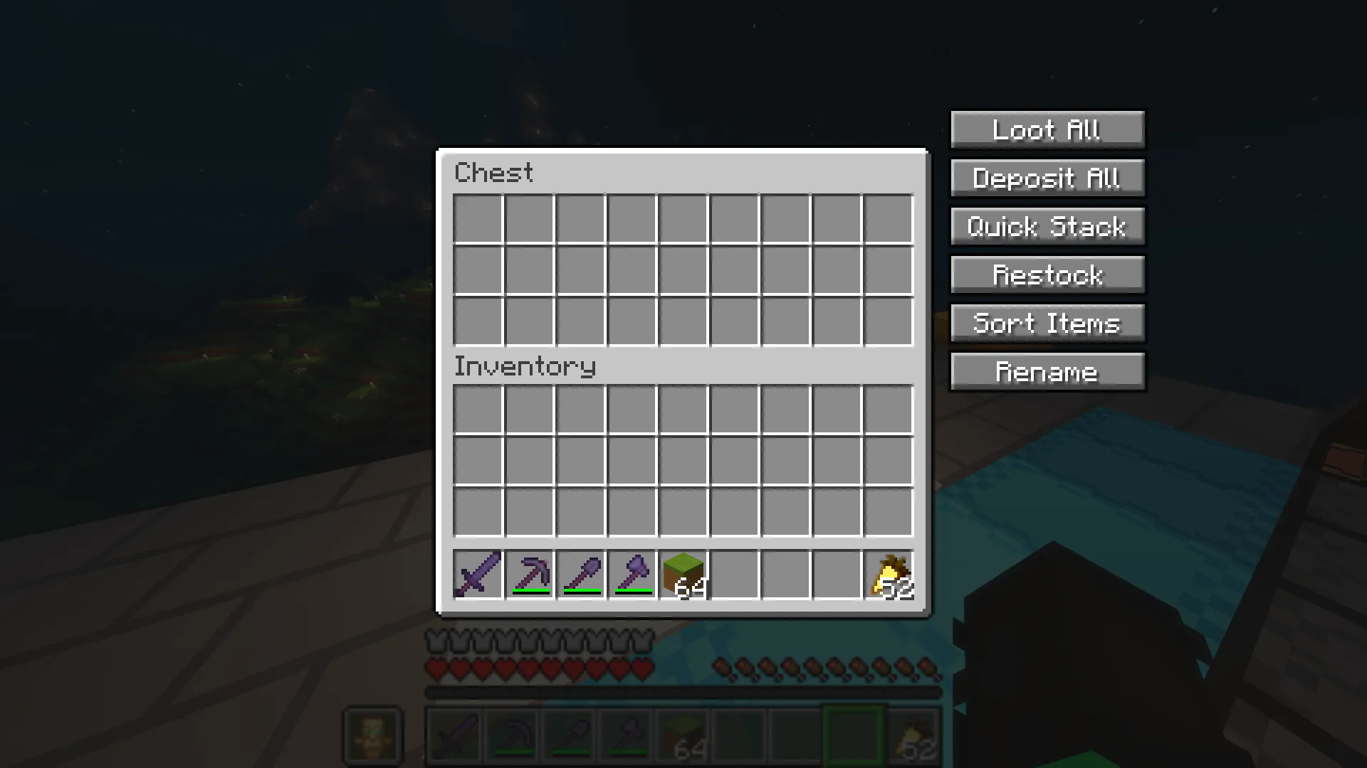 Terrastorage, Моды, Minecraft