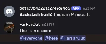 Lan World Discord Integration, Моды, Minecraft