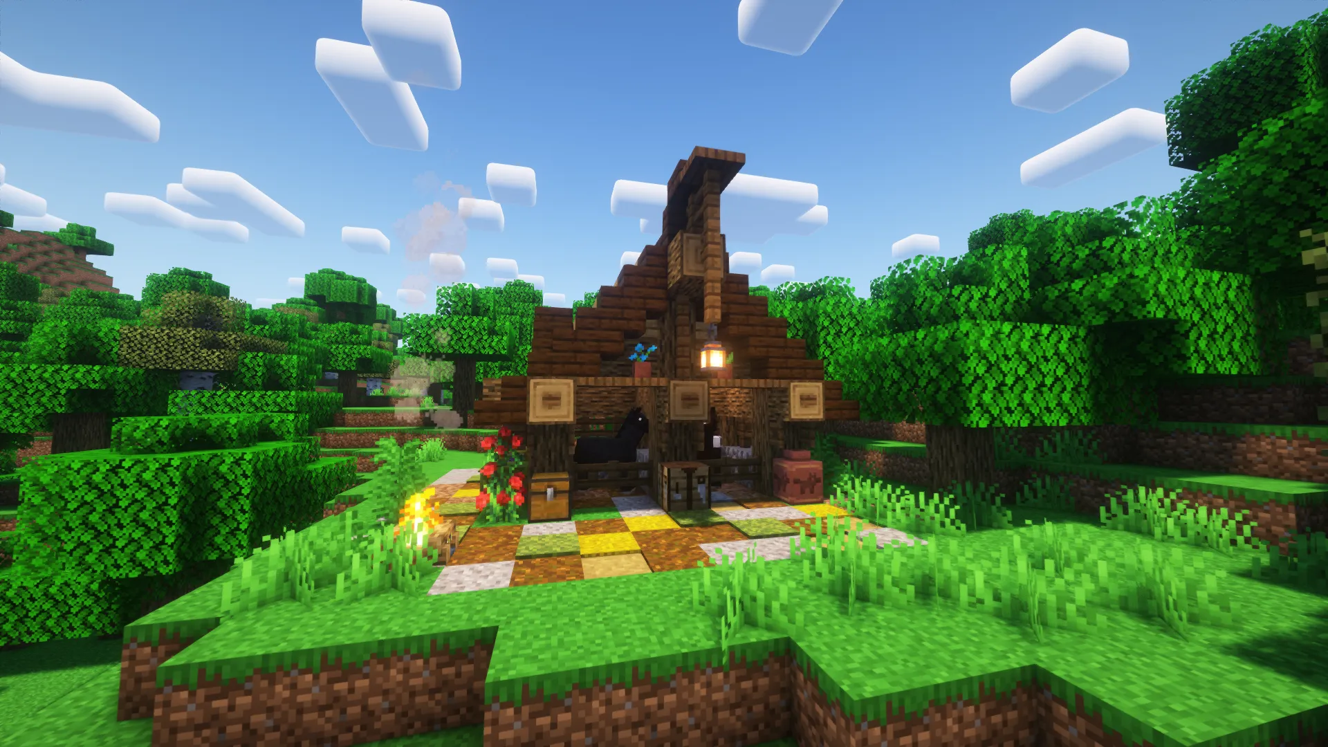 Small horse stable, Моды, Minecraft