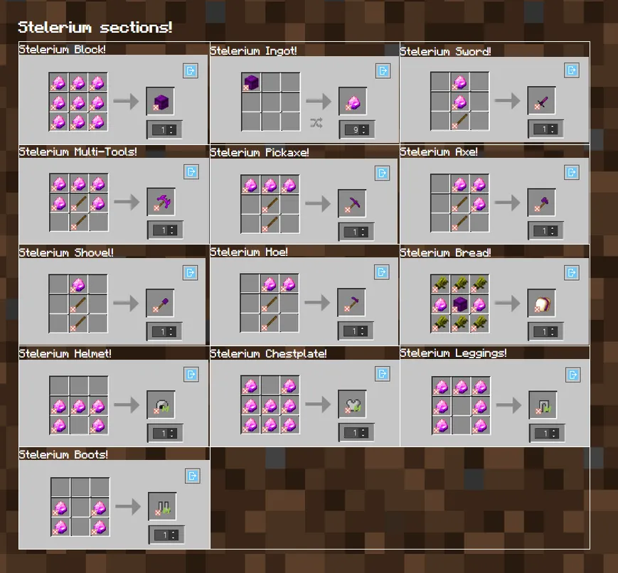 Daby Mods, Моды, Minecraft