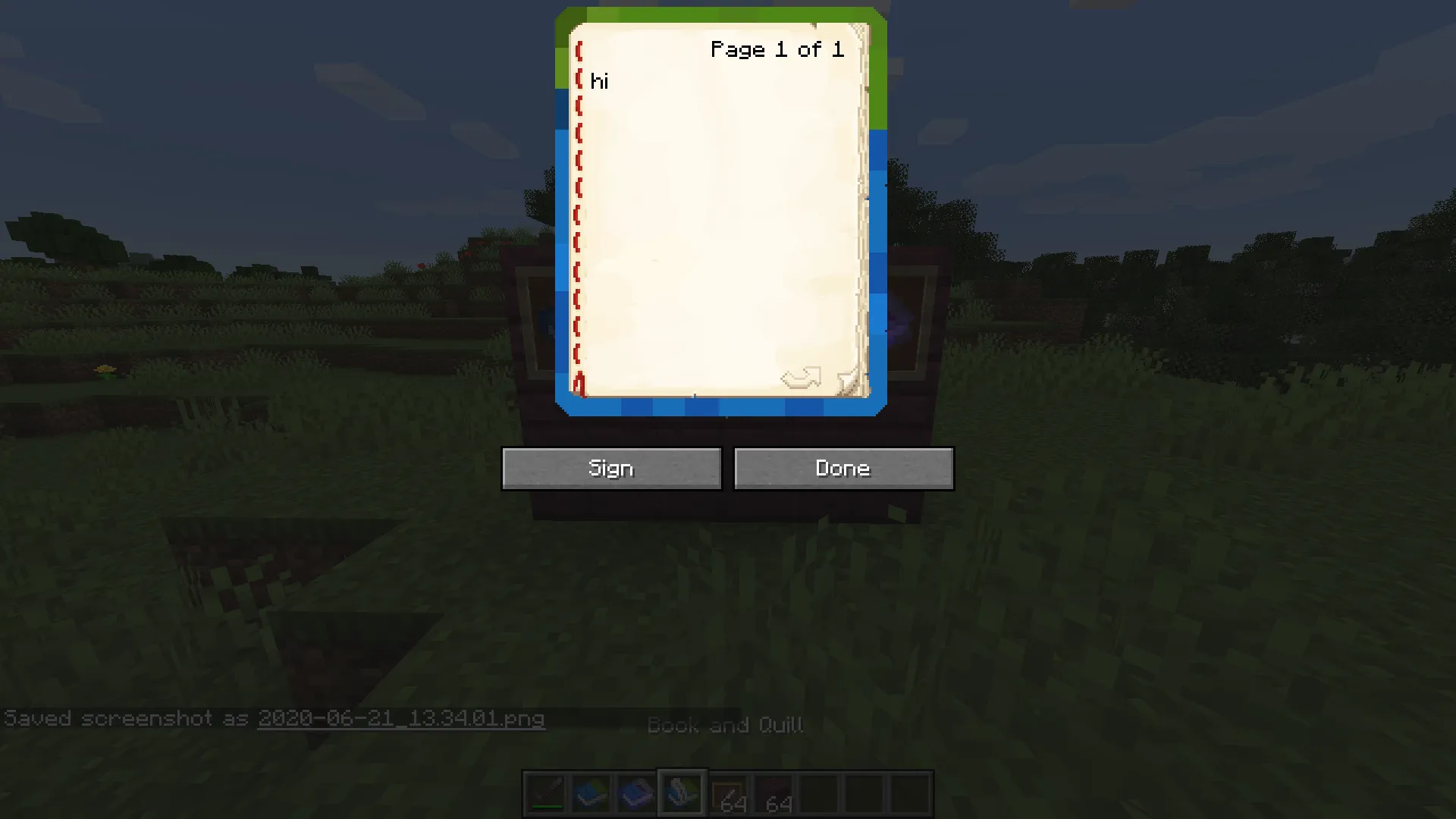 Earth's Journal — скриншот 2 (Текстуры, Minecraft)