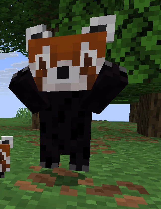 Animal Garden - Red Panda — скриншот 4 (Моды, Minecraft)