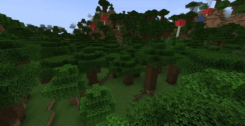 Alternate Dark Oak Leaves — скриншот 3 (Текстуры, Minecraft)