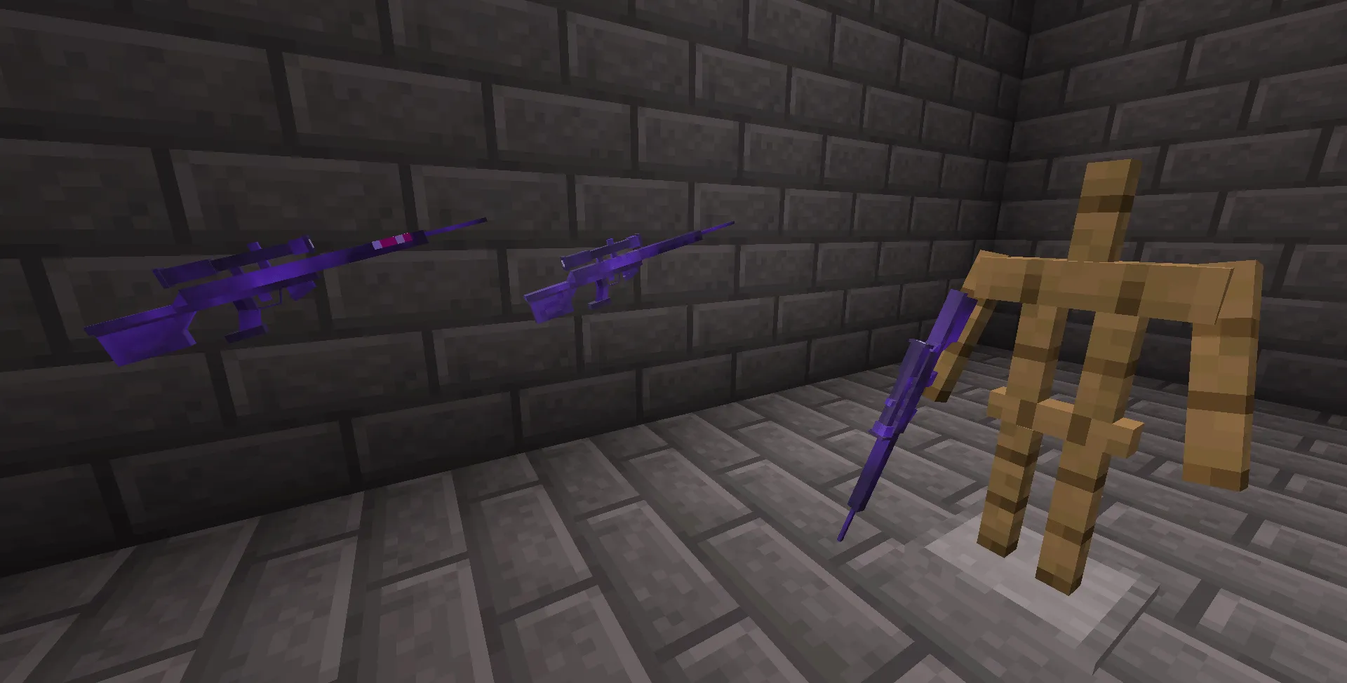 NOTLIVES Crossbow to Sniper Rifle, Текстуры, Minecraft