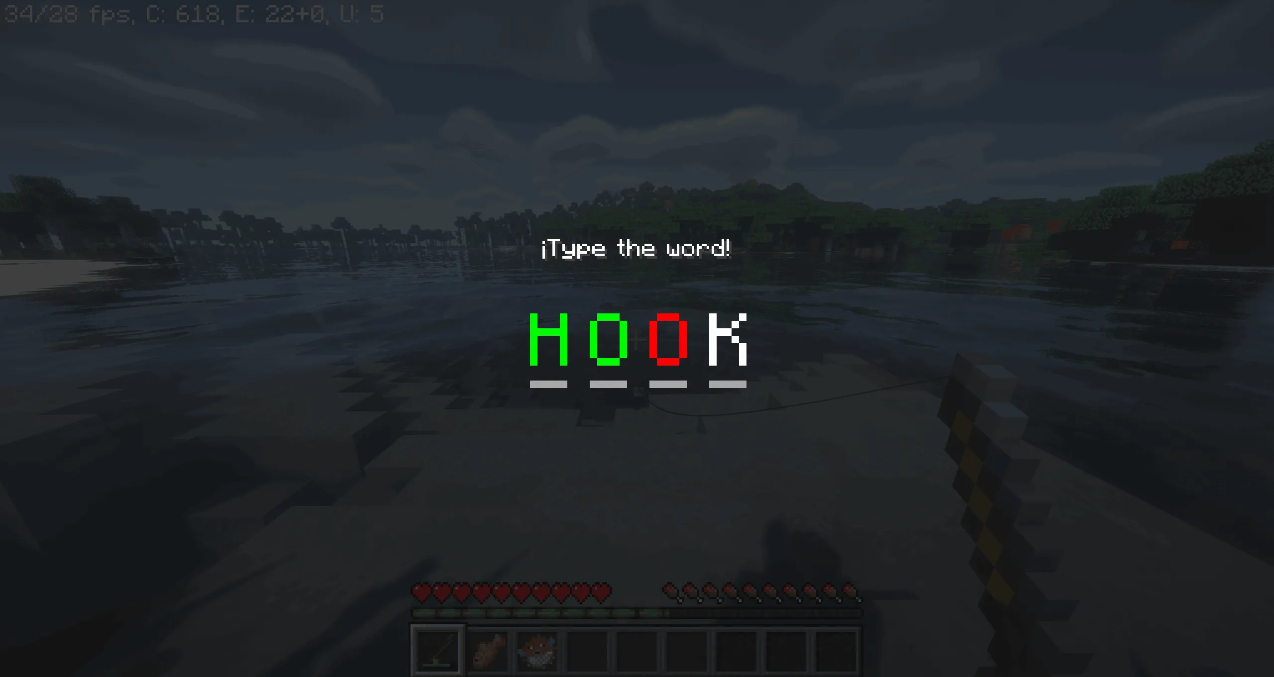 TheDragon's Mini: QTE Fishing — скриншот 1 (Моды, Minecraft)