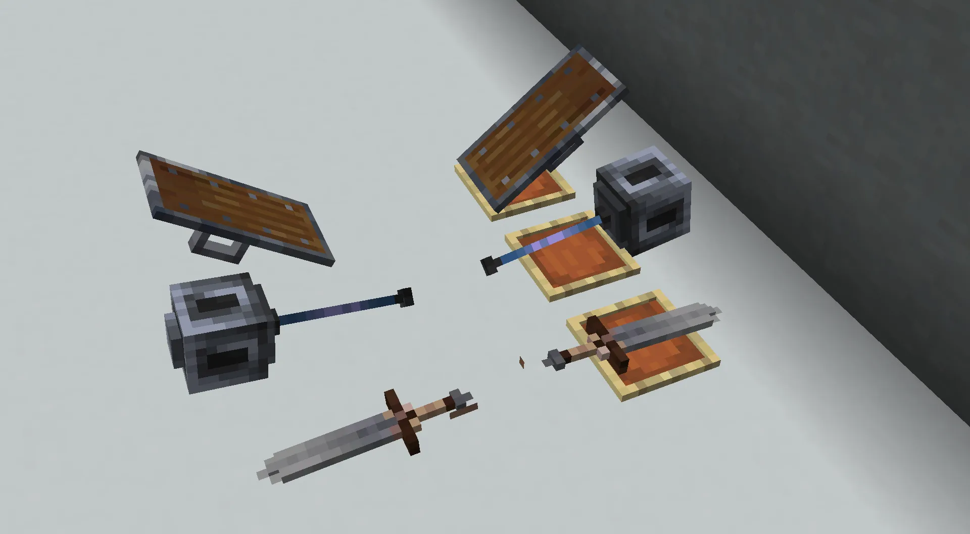 BRIO | Shiny Blades [3D Weapons] [COPPER AGE UPDATE] — скриншот 2 (Текстуры, Minecraft)