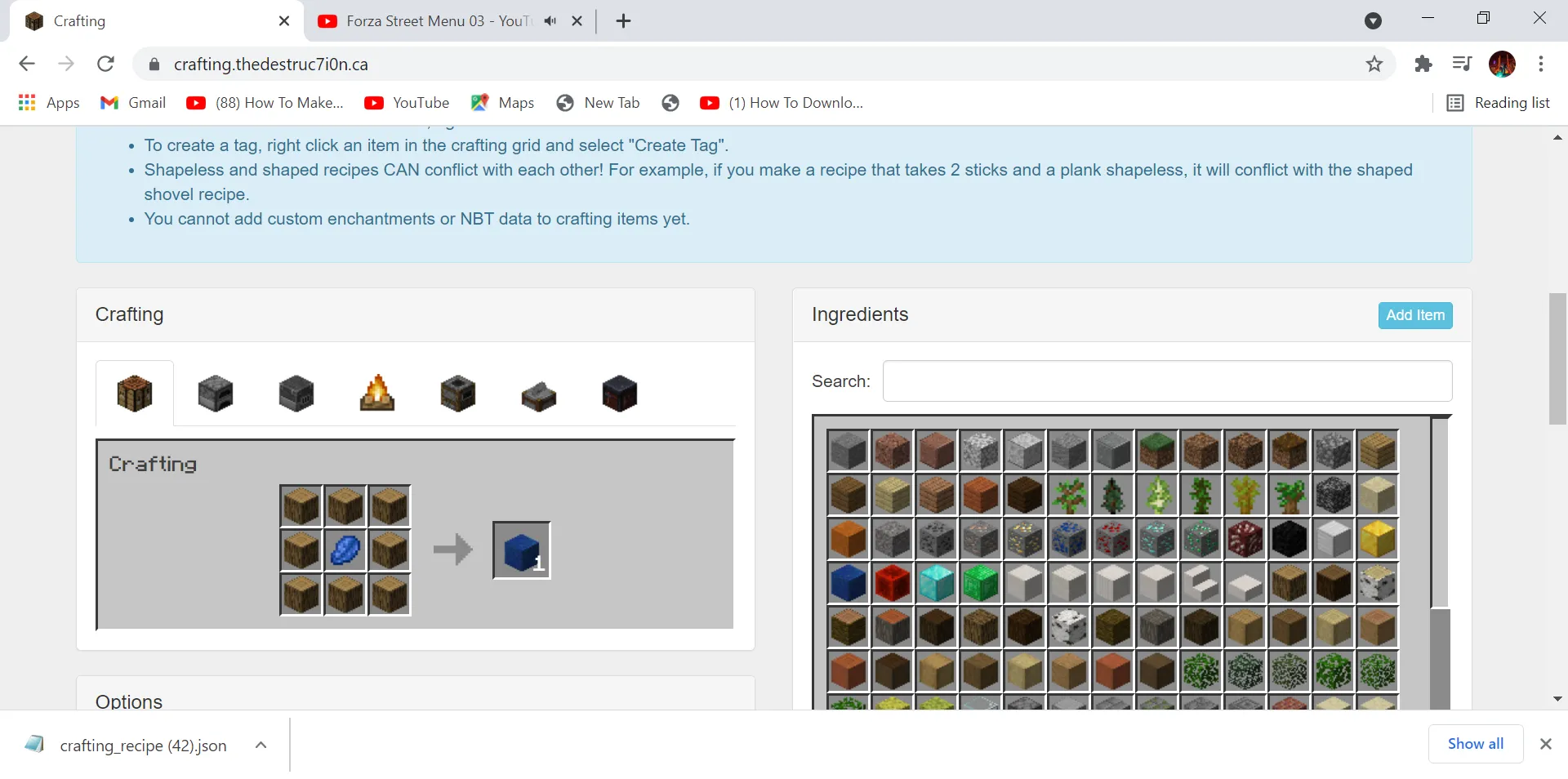 Combine And Upgrade Structures And Craftable Custom Tree, Моды, Minecraft