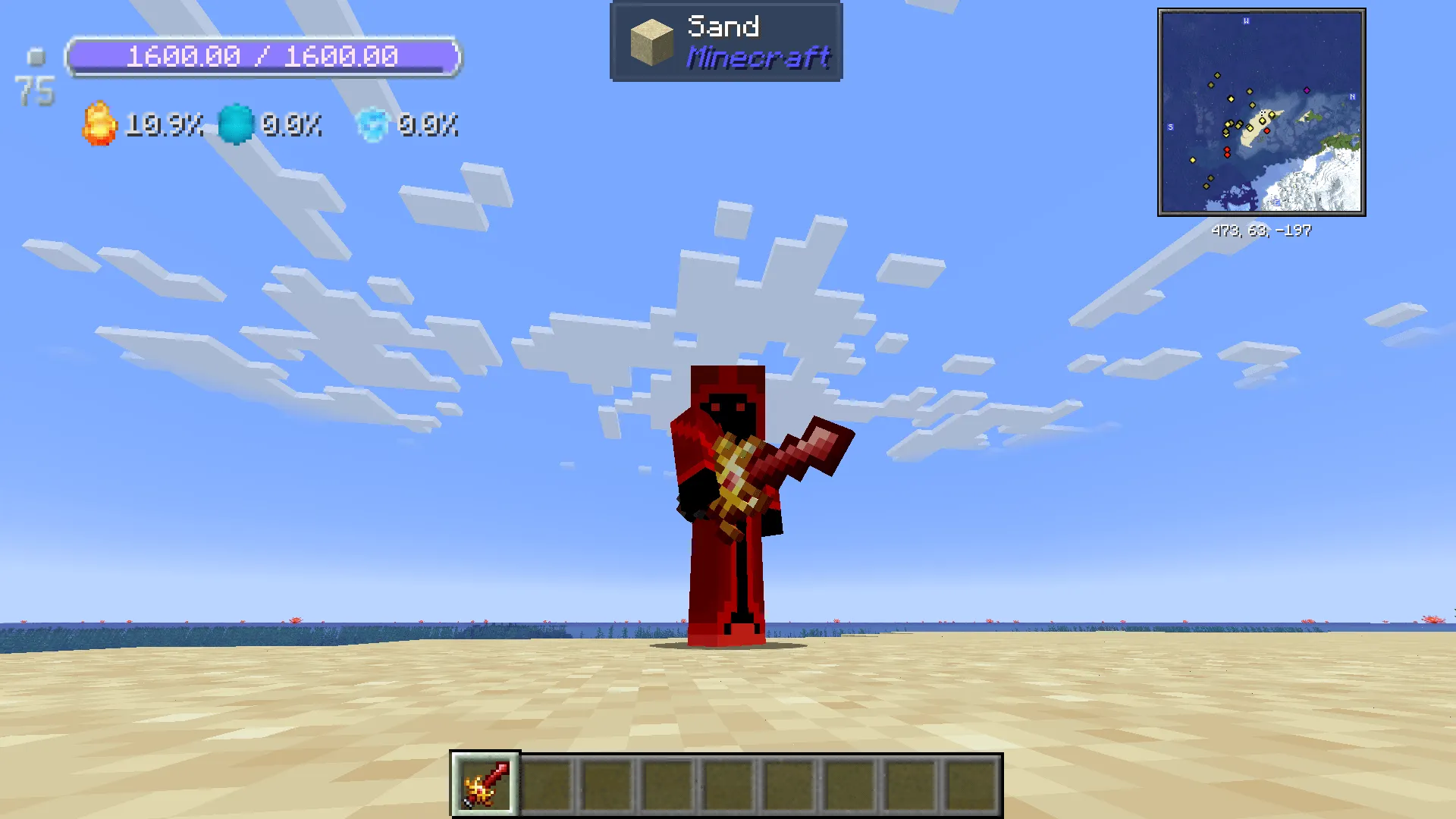 Longer Scarab Sword for Fossils and Archeology: Revival — скриншот 7 (Текстуры, Minecraft)