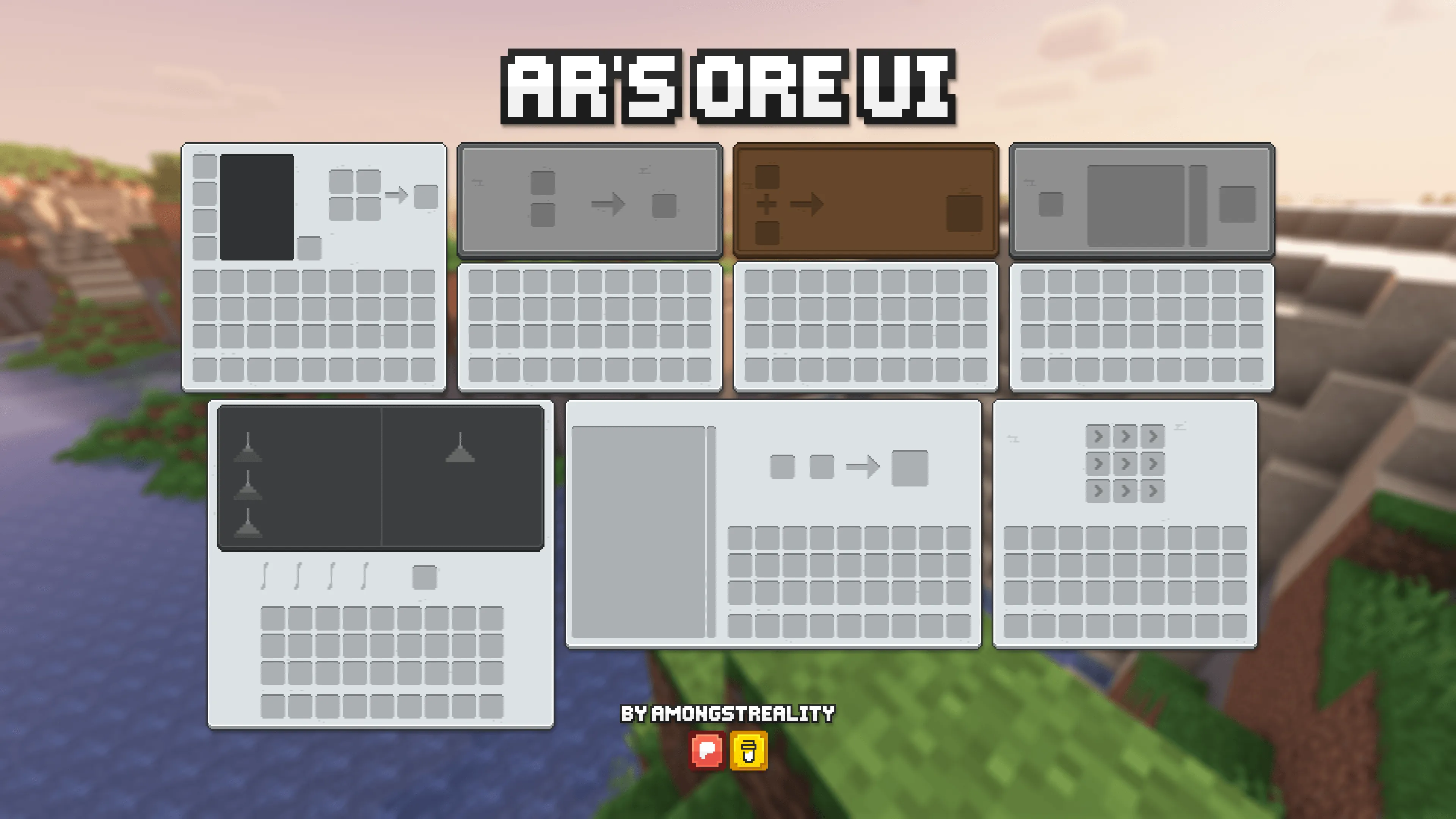 AR's OreUI Dark — скриншот 5 (Текстуры, Minecraft)