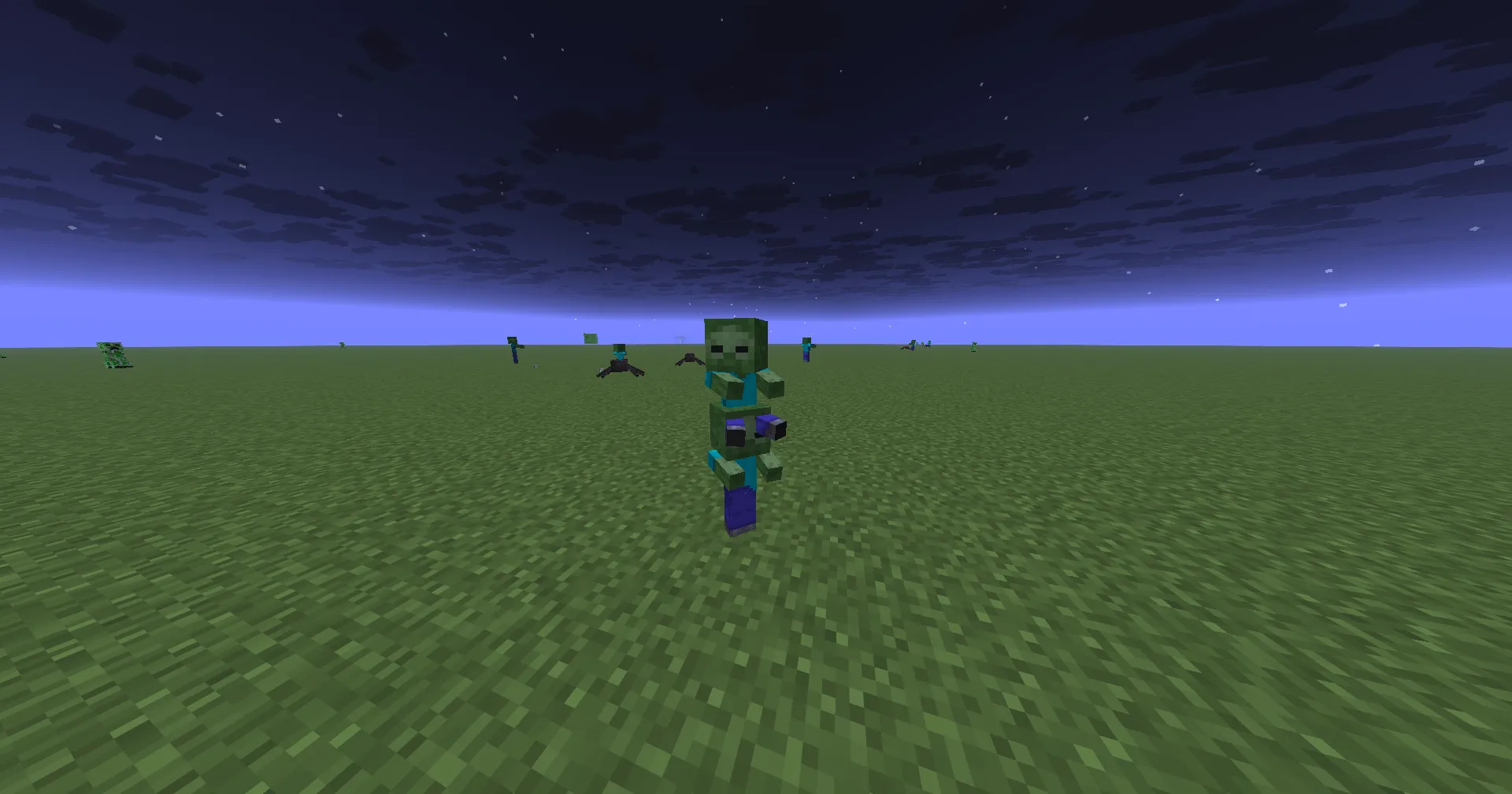 Baby Zombie Mounts — скриншот 1 (Моды, Minecraft)