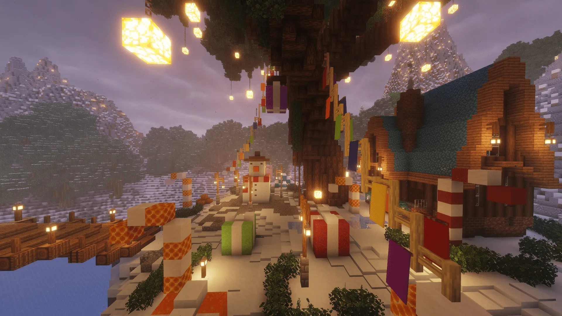 Hunt for the Missing Presents, Карты, Minecraft