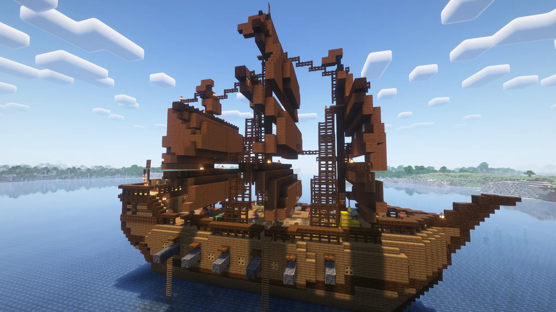 Villager Warship — скриншот 3 (Моды, Minecraft)