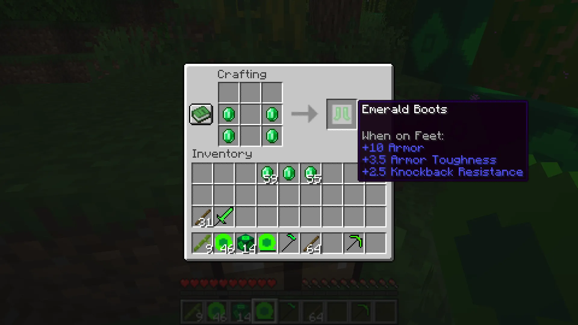 Emeralds and Emeralds forever — скриншот 6 (Моды, Minecraft)