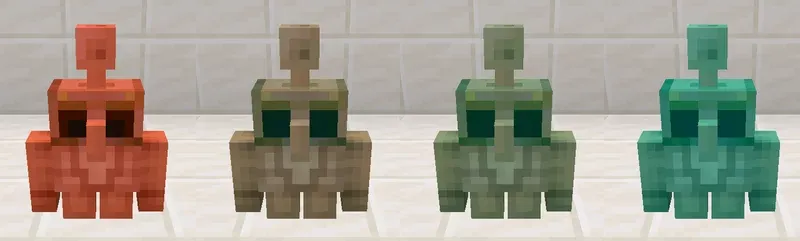 Copper Golem+, Текстуры, Minecraft