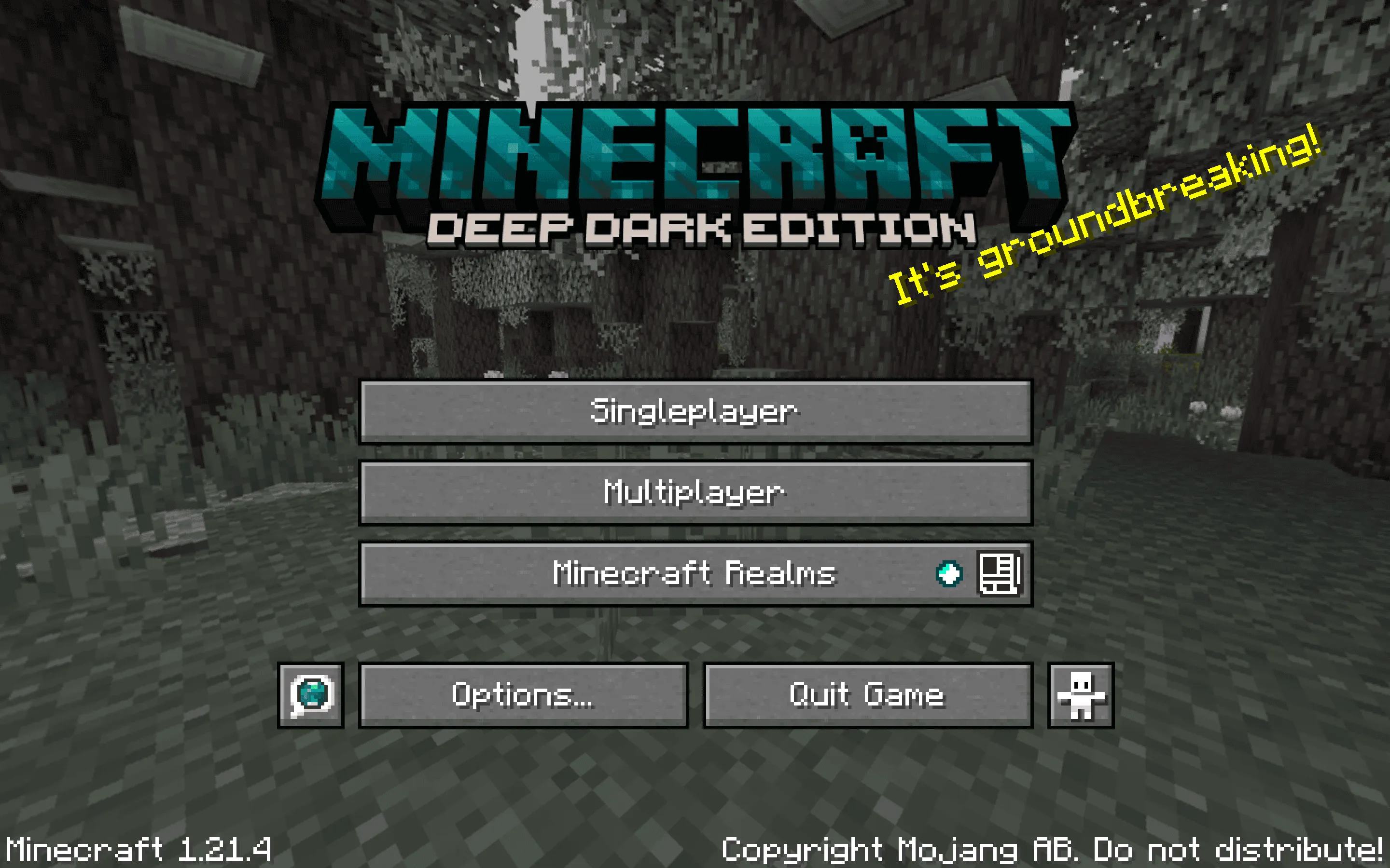 Deep Dark Title Menu - Sculk & Warden Style, Текстуры, Minecraft