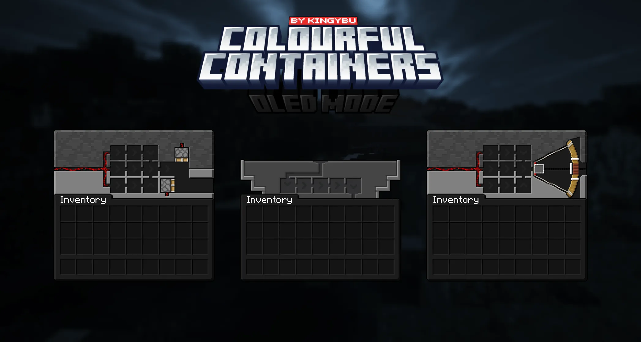 Colourful Containers OLED GUI, Текстуры, Minecraft