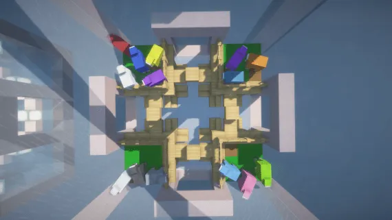 Mega Skycubes, Карты, Minecraft