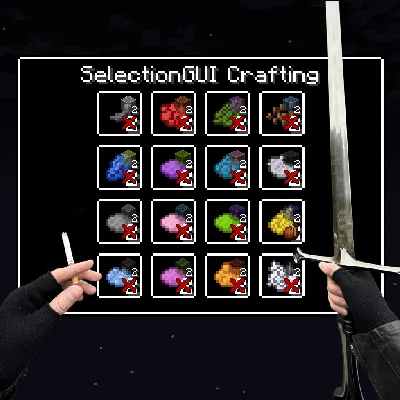 SelectionGUI Crafting - Continued, Моды, Minecraft
