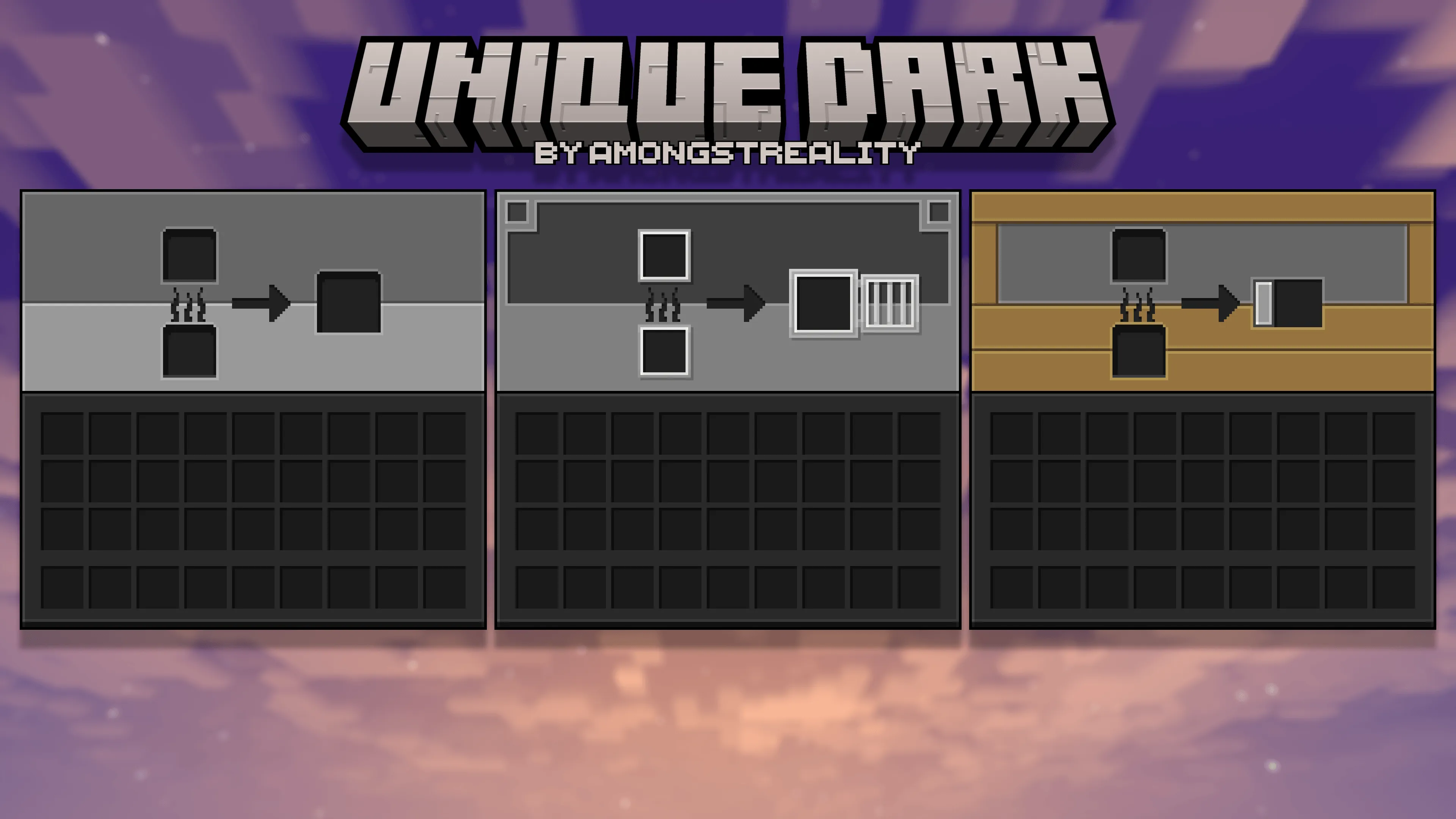 Unique Dark, Текстуры, Minecraft