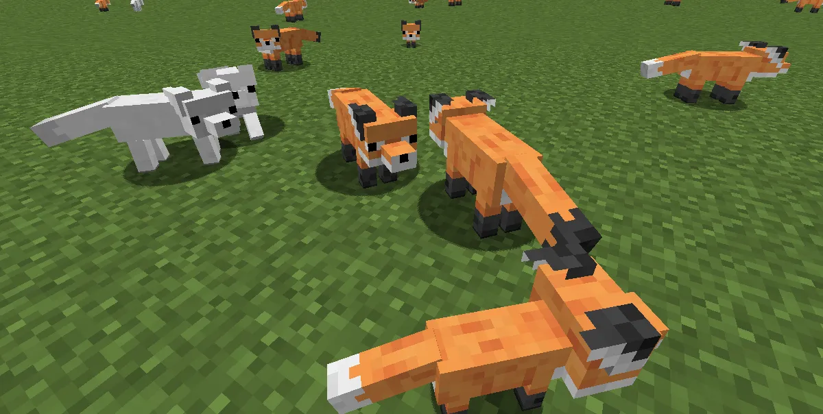 Outfox Fox Variants — скриншот 4 (Текстуры, Minecraft)