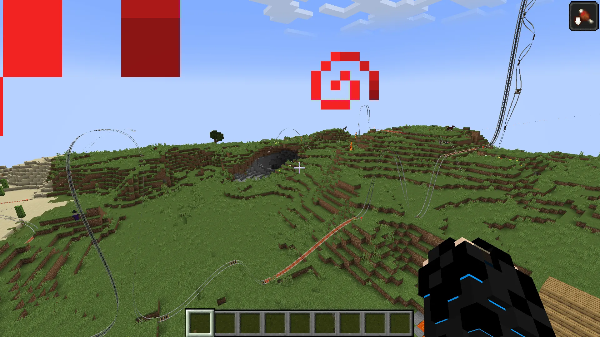 The infinite roller coaster, Карты, Minecraft