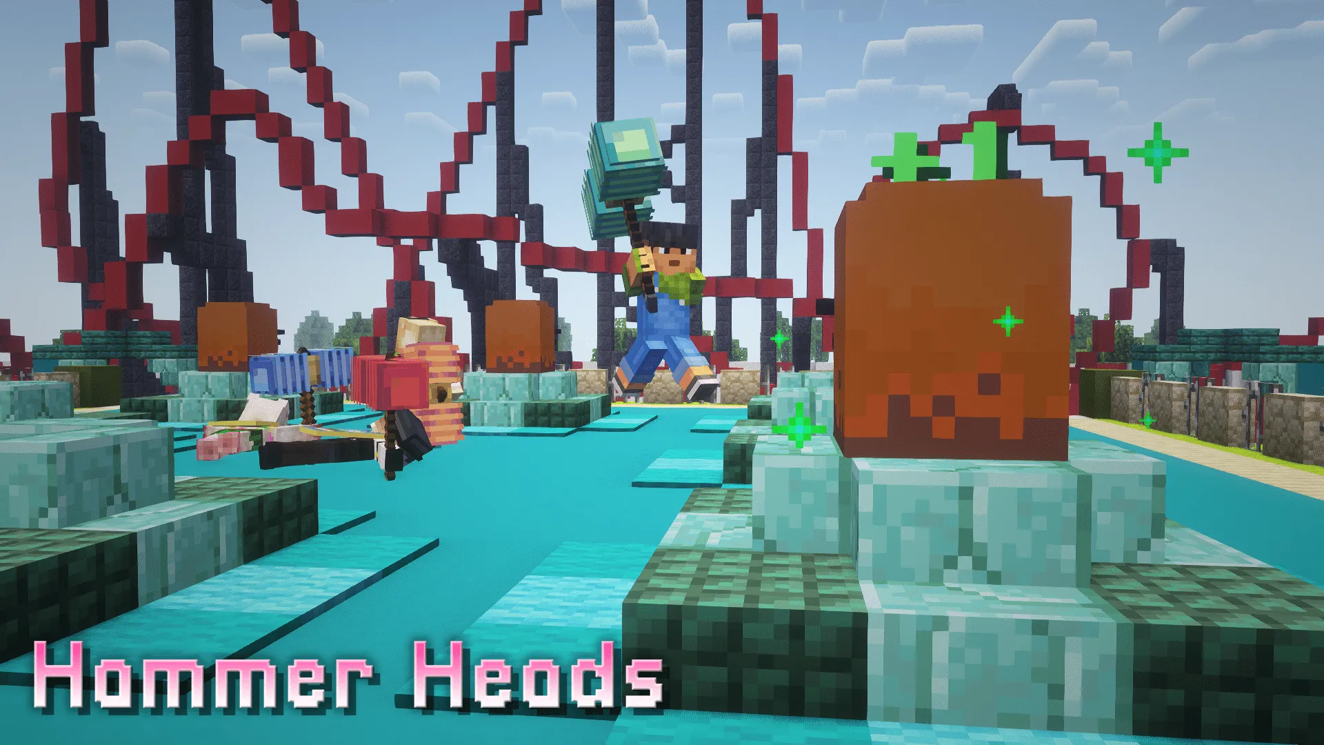 Wii Party: Board Game Island, Карты, Minecraft