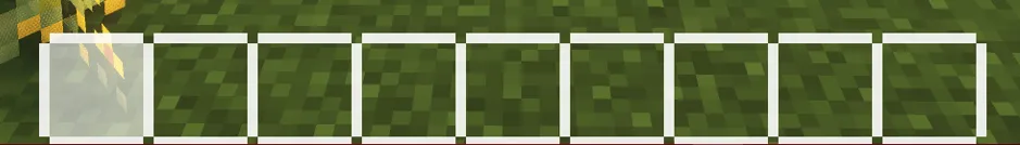 White border and transparent GUI and HUB — скриншот 1 (Текстуры, Minecraft)
