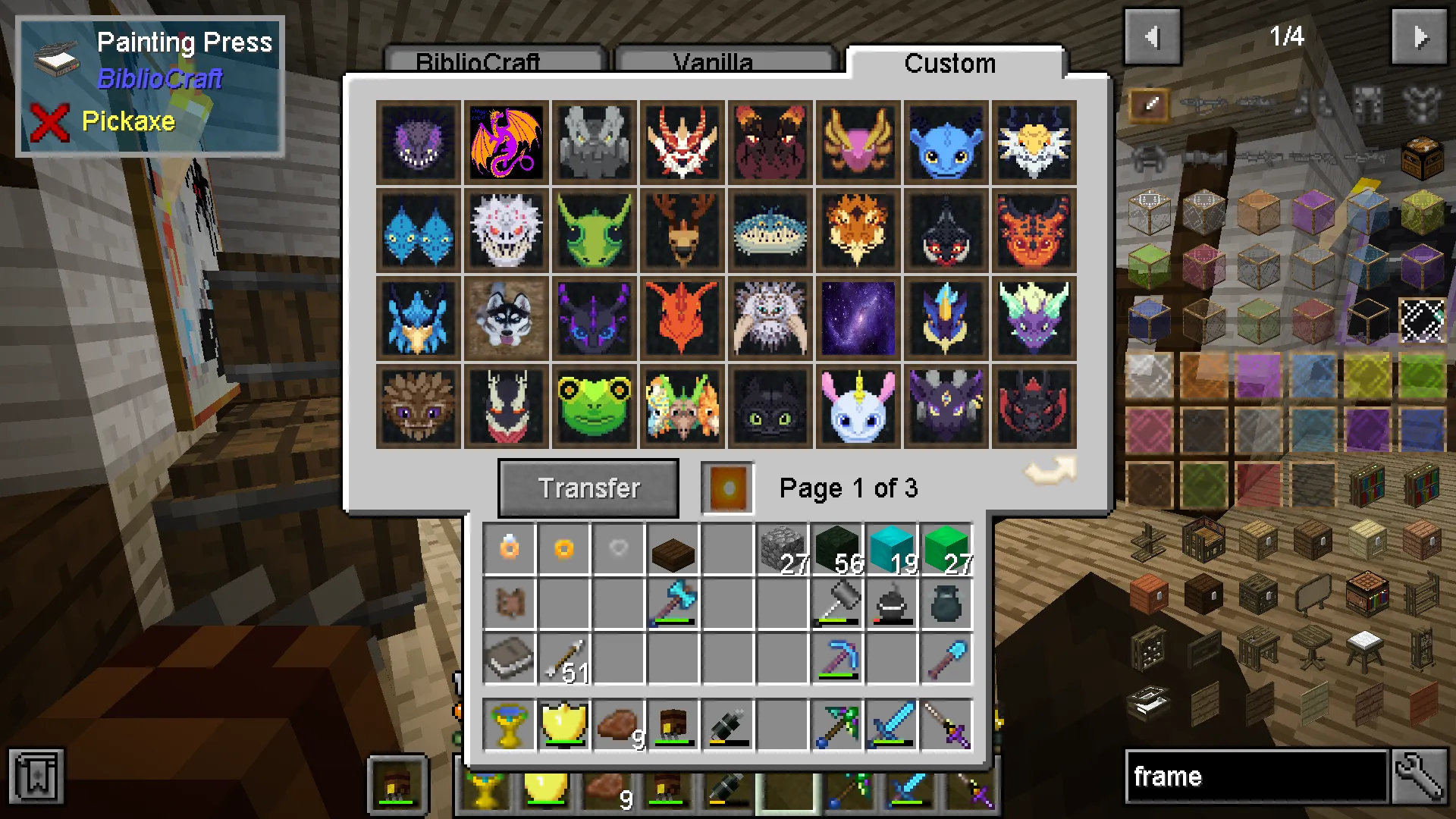 Bibliocraft pictures, Текстуры, Minecraft