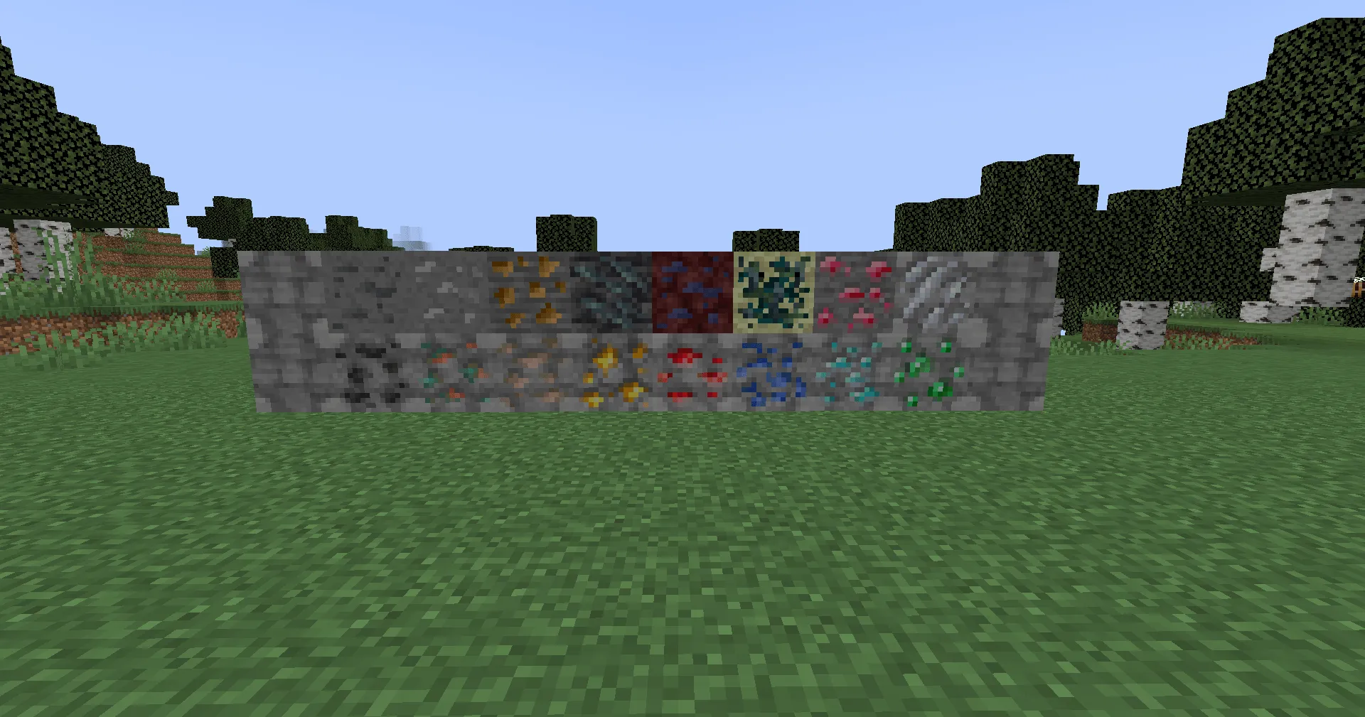 New lands and materials, Моды, Minecraft