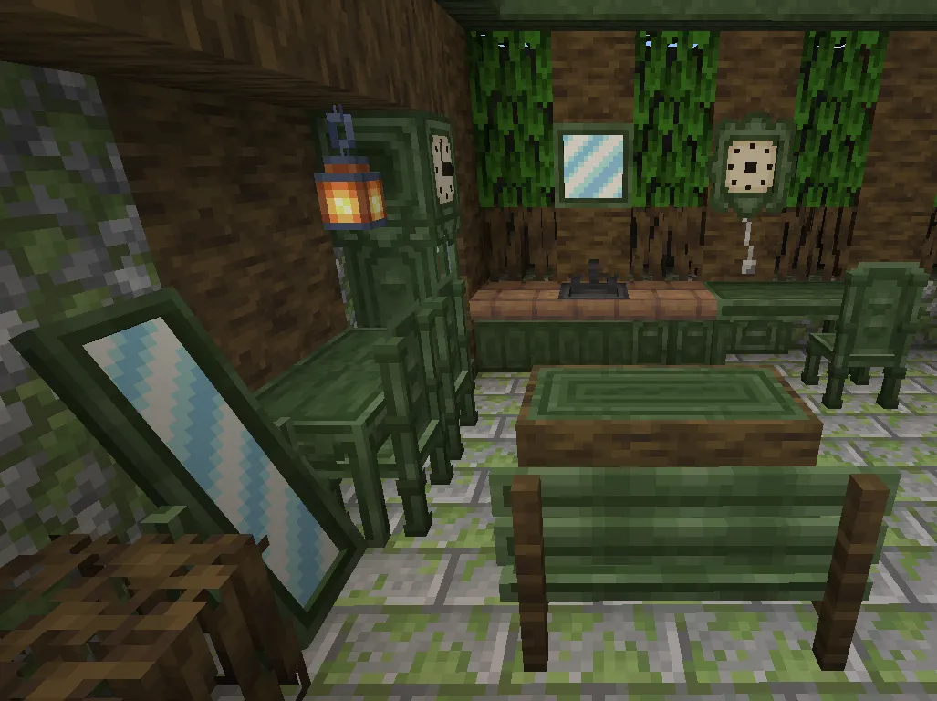 Mossy Green Mangrove, Текстуры, Minecraft