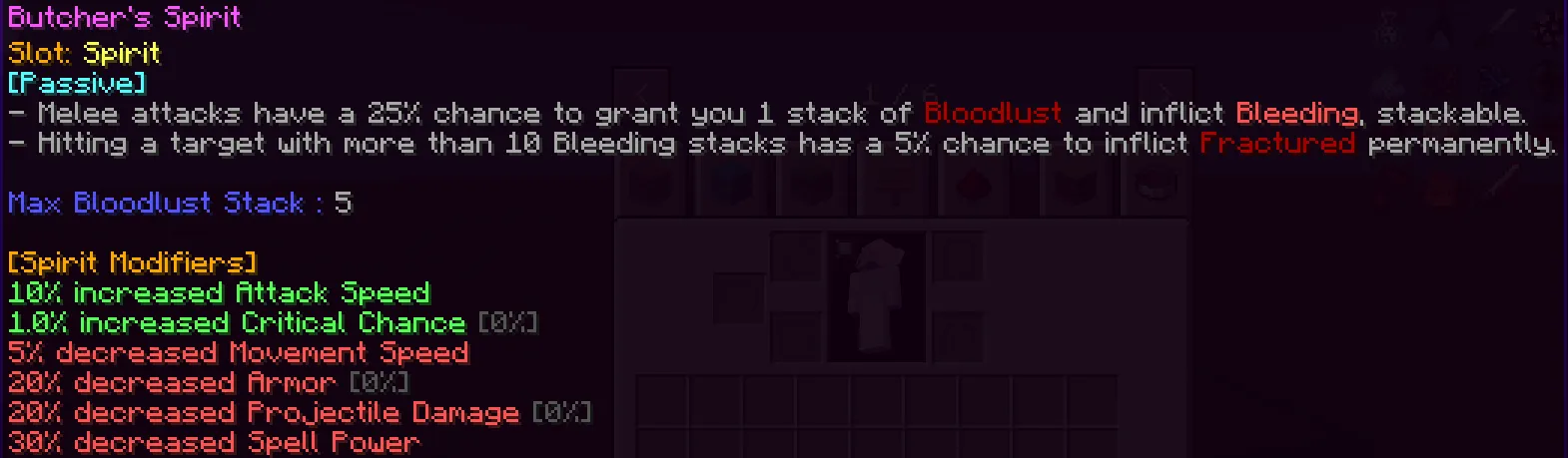 Spiritborne RPG, Моды, Minecraft